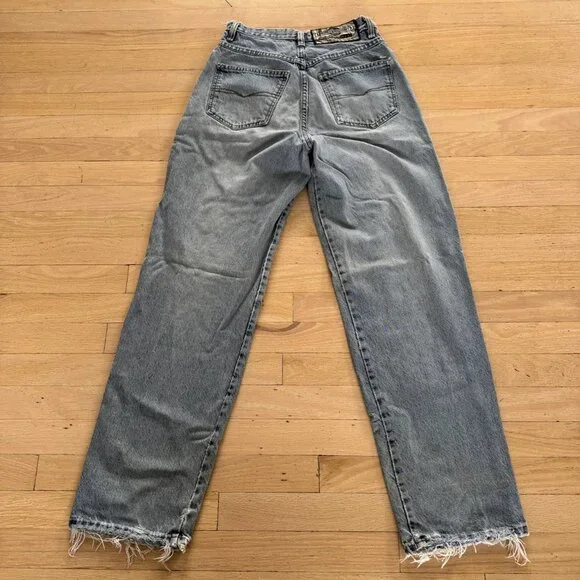 Underground Industrial Wear Vintage 90s Distressed Faded Blue Men's 26x31 Jeans - Picture 9 of 10